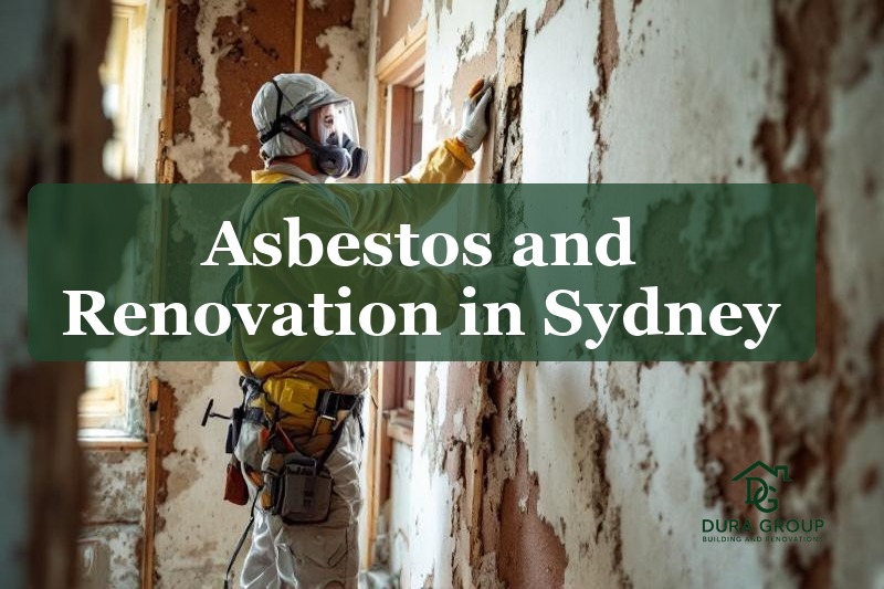 Licensed worker in protective equipment removing asbestos from a Sydney home