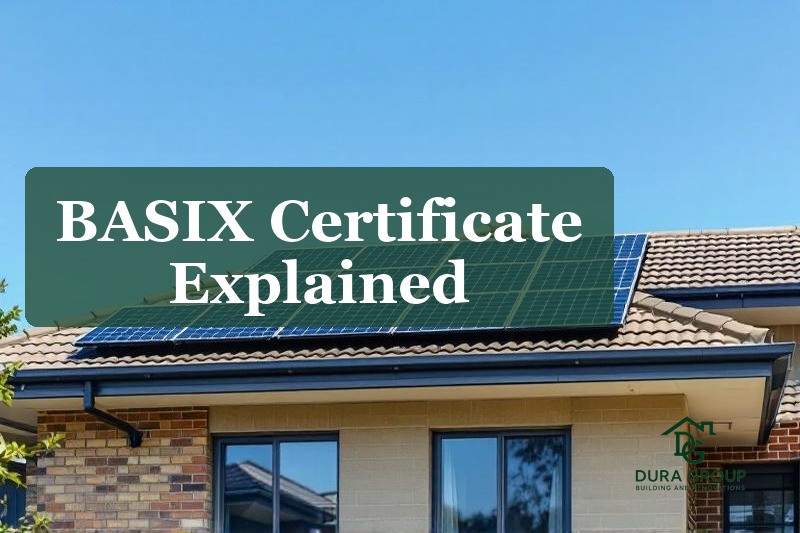 Solar panels on an Australian home roof representing BASIX energy efficiency requirements