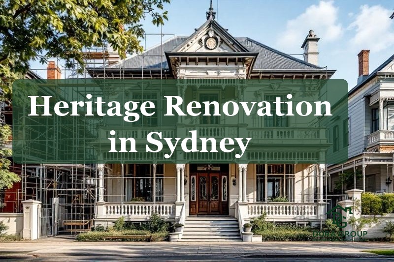 Federation heritage home in Sydney undergoing careful renovation